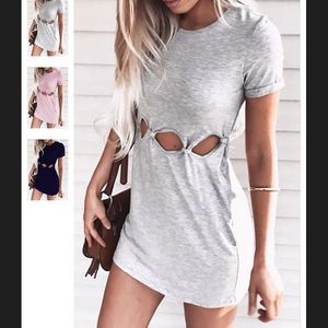 NWT Cut Out T-Dress